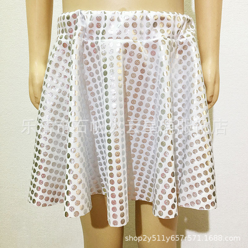 Ropa de rendimiento para adultos de los niños ropa de graduación de la fotografía dot falda de lentejuelas falda pettiskirt