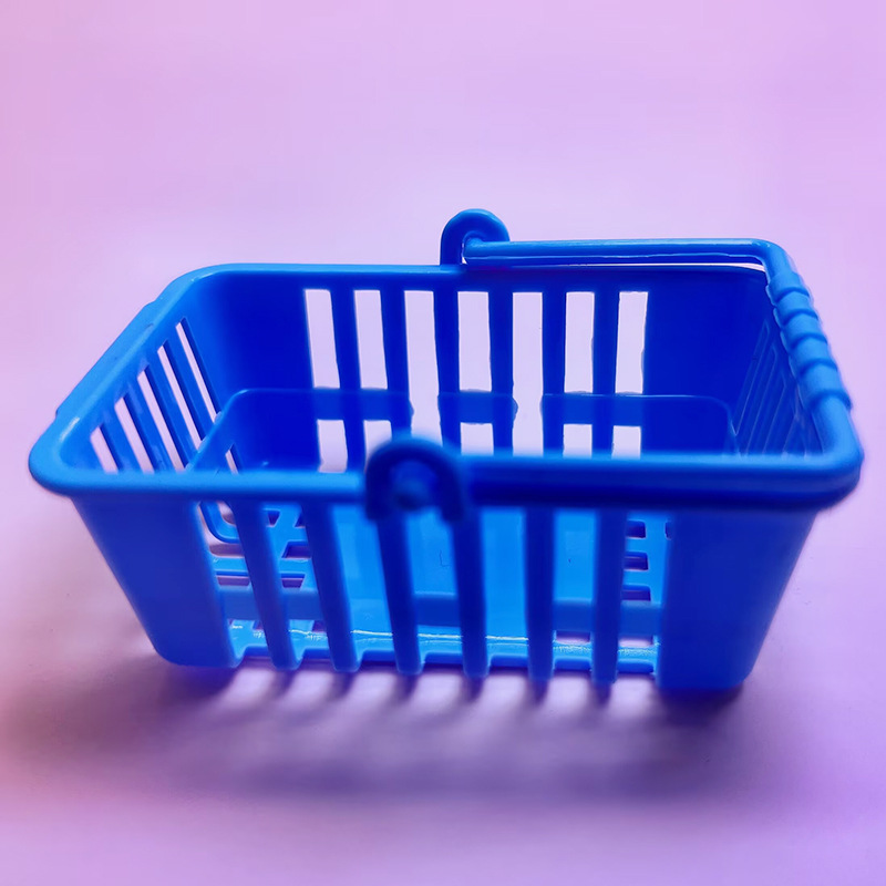 Juego de comida en miniatura, estante para pan de simulación, mini carrito de compras, carrito pequeño, juego para niños, juguete, decoración de bricolaje