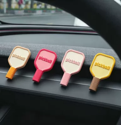 Car Perfume Aromatherapy: freshener pickleball pendant car - racket-please-note-color