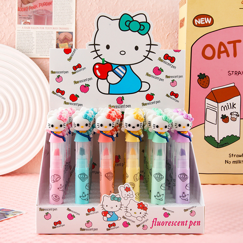 Nuevos productos lindos Kaile gato resaltador pen