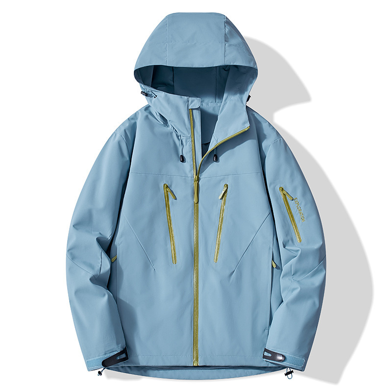 鳥家同型ジャケット、カスタムロゴ刺繍入り、3in1登山服、防風防水、裏起毛ジャケット、男女兼用|undefined