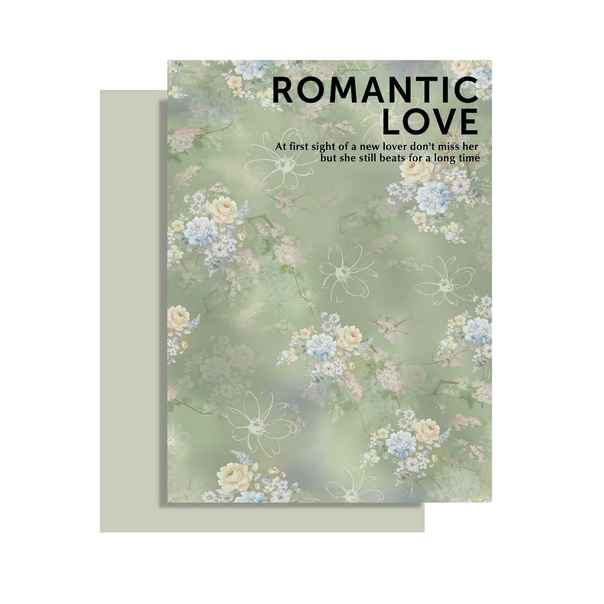 Flower Sea Series Embalaje de flores Papel kraft Floristería al por mayor Embalaje floral Material de bricolaje Papel de flores inins de San Valentín