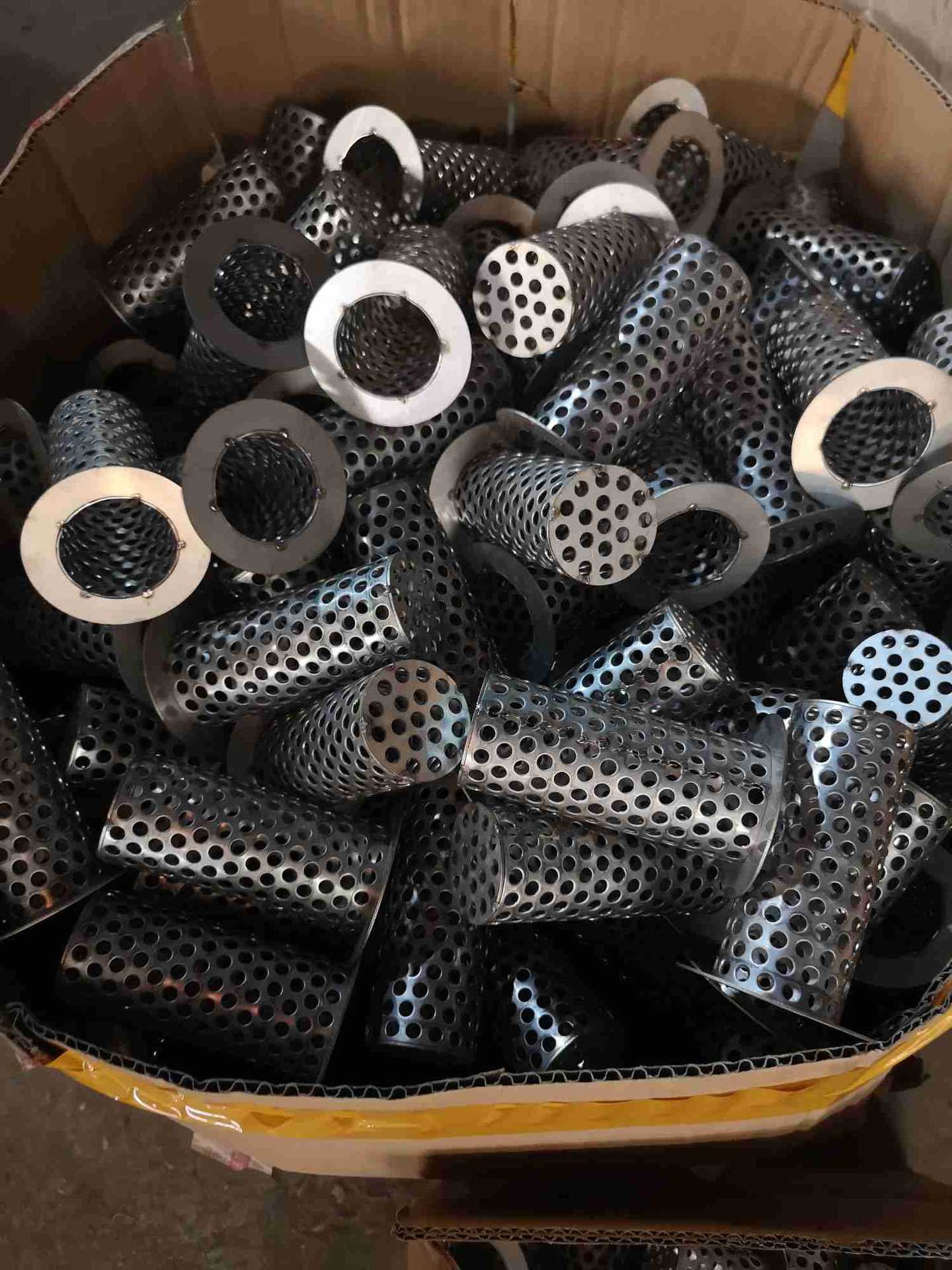 菱形水过滤网筒不锈钢平纹精密过滤医用无缝圆片高效筛网