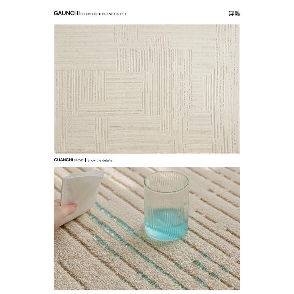 Alfombras de sala de estar 2024 nuevo sin pegamento antibacteriano filamento de diatomitas impermeable sin lavado limpiable alfombras de piso de lujo ligero de alto nivel