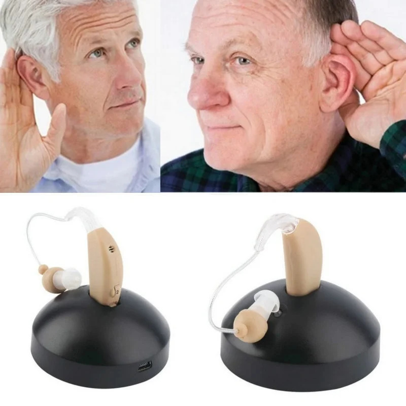 Amazon Inglés audífonos recargables originales HearingAid amplificador de sonido AliExpress comercio exterior al por mayor