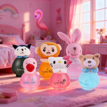 卡通小熊流氓兔女士香水50ml持久清新花果香调学生少女萌宠淡香水