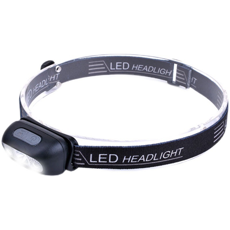 Inducción inteligente USB carga inducción faro LED noche pesca portátil fuerte luz noche corriendo pequeño faro al aire libre faro