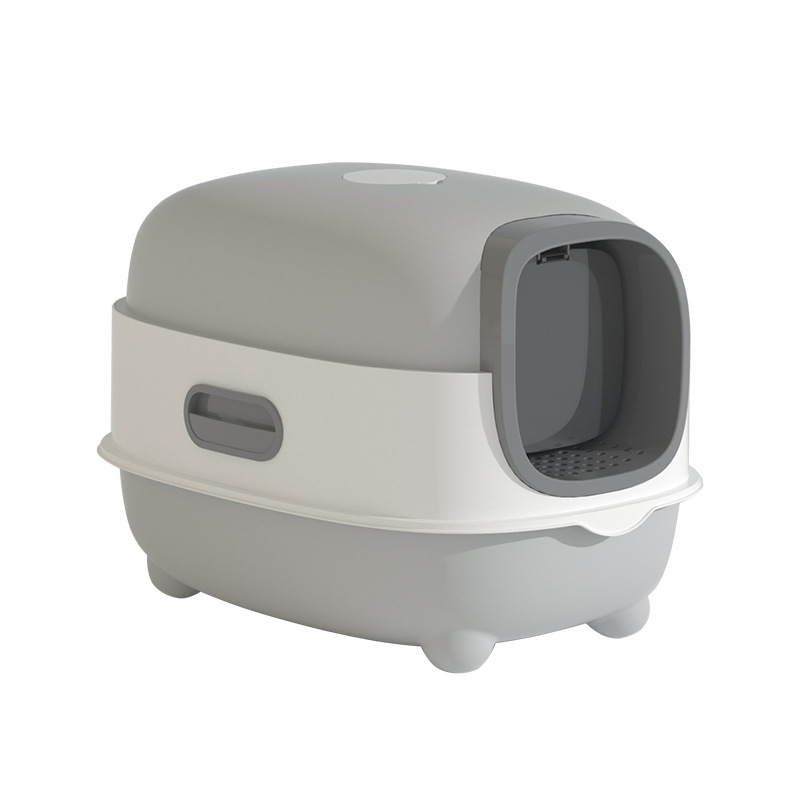 Ultra-grande esterilización ultravioleta desodorizante lavabo abierto totalmente cerrado inodoro de gato de doble propósito explosión transfronteriza