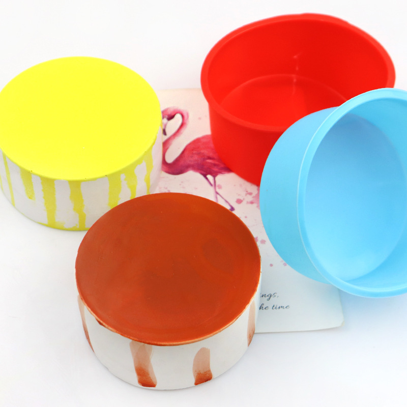 In-Stock Single Round Silicone Cake Mold, Circular Decoration Mold, Baking Mold, Mousse Baking Tray