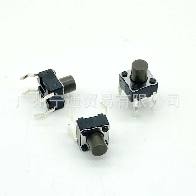 ALPS轻触开关代理6*6*7开关SKHHBWA010 4脚160力度灰色头