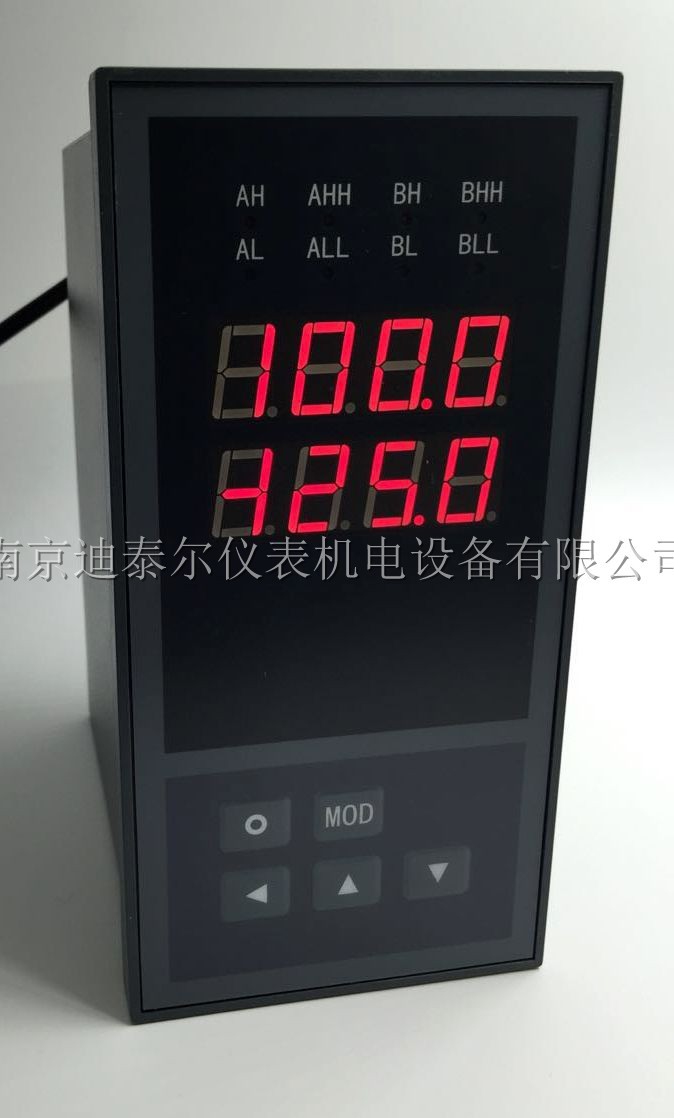 XSD2两通道仪表,差值,和值,平均值运算及比较,光柱等双通道数显仪