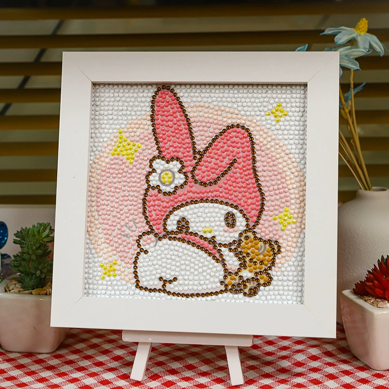 Набор для алмазной вышивки (Sanrio) Пикачу в раме, 17×17 см, комплект для полного стежка DIY