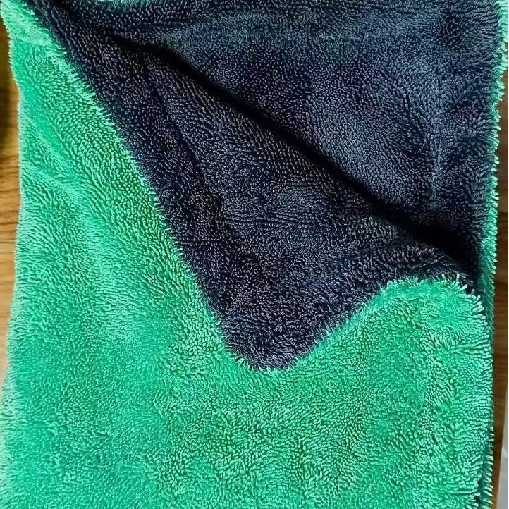 Color engrosado trenzas pequeñas torcidas toallas de limpieza de automóviles super absorción de agua sin cabello sin marcas de toallas de limpieza de automóviles