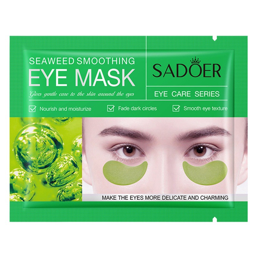 Full English Eye Mask Sadoer Caviar Eye Mask Sheet Pack Hydrating and Moisturizing Cross-Border Export Skin Care Products Wholesale