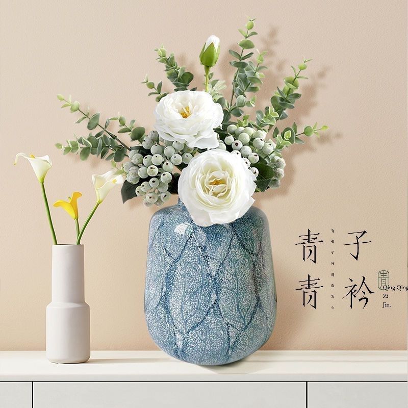Cerámica china esculpida decoración de la marea nacional regalos del Festival de Primavera como gran vaso regalos publicitarios del sudeste asiático Otros