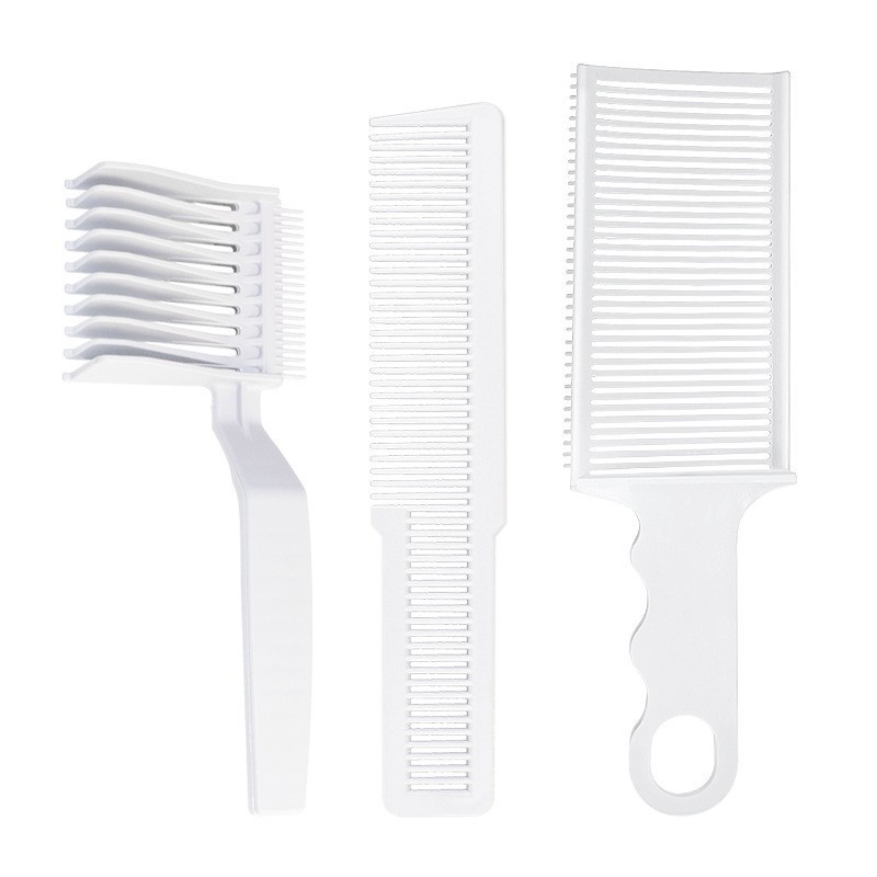 Hot-Selling Men's Oil Head Comb, Flat Head Clipper Comb, Hairstylist's Hair Cutting Tool, Flat Hair Comb, Brush for Broken Hair