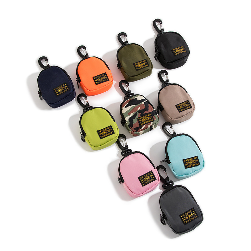 Korean Style Casual Small Hanging Bag Men's and Women's Fashion Earphone Bag Key Bag Distinctive All-match Accessories Bag Mini ID Bag Trendy