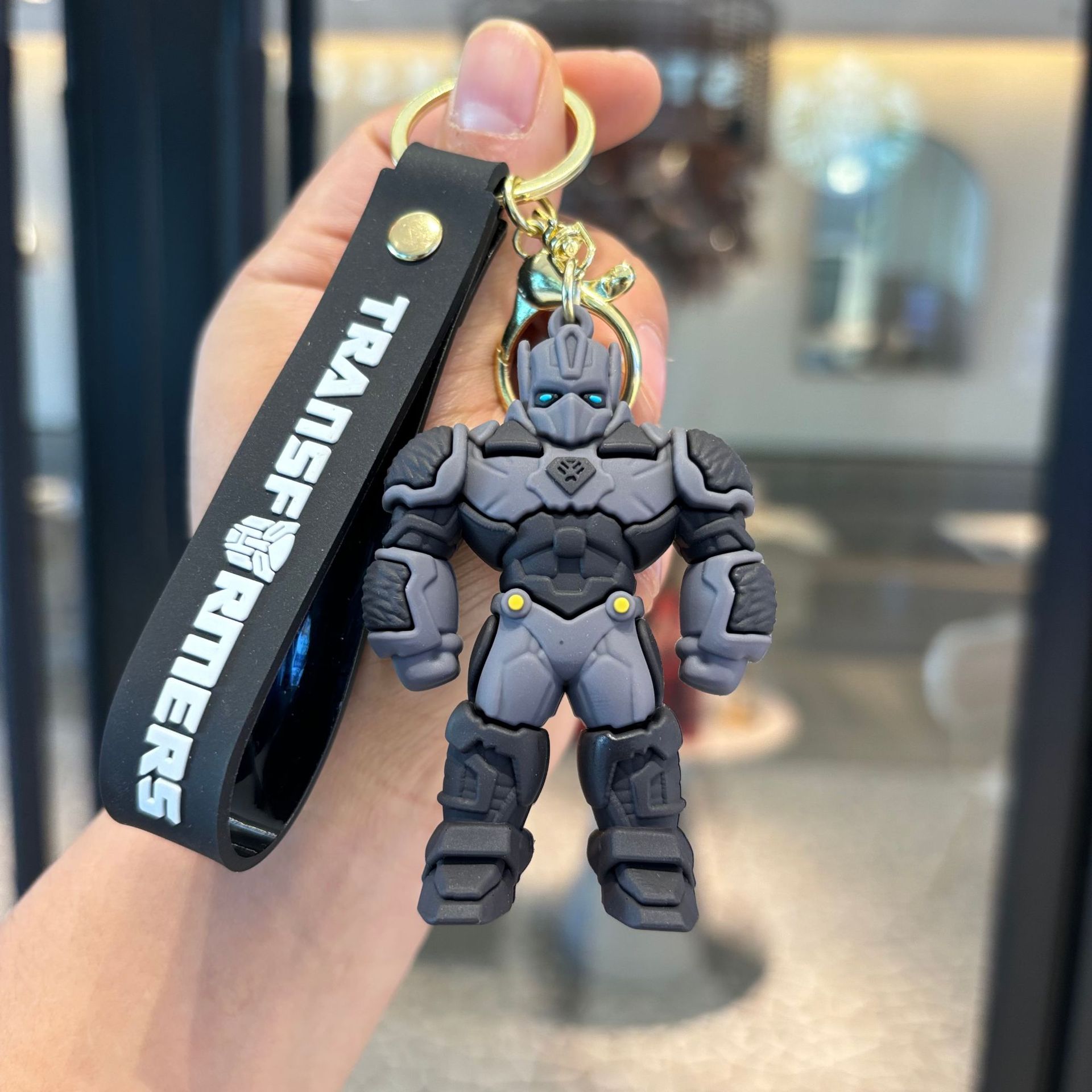 Nuevos productos Transformers colgante llavero tira muñeca máquina de pareja colgante transfronterizo exclusivo para la abeja creativa
