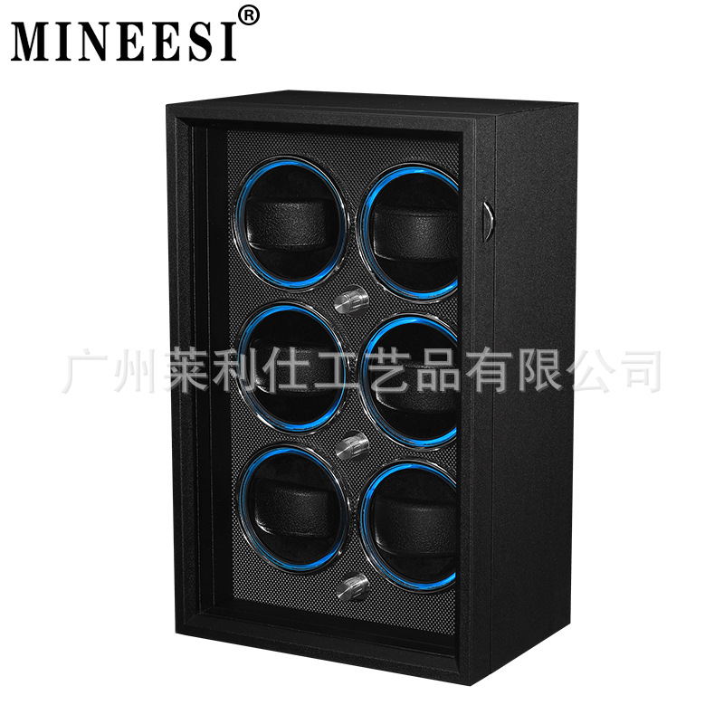 Reloj automático Shaker caja de reloj caja de almacenamiento reloj mecánico del hogar titular giratorio swing caja de reloj