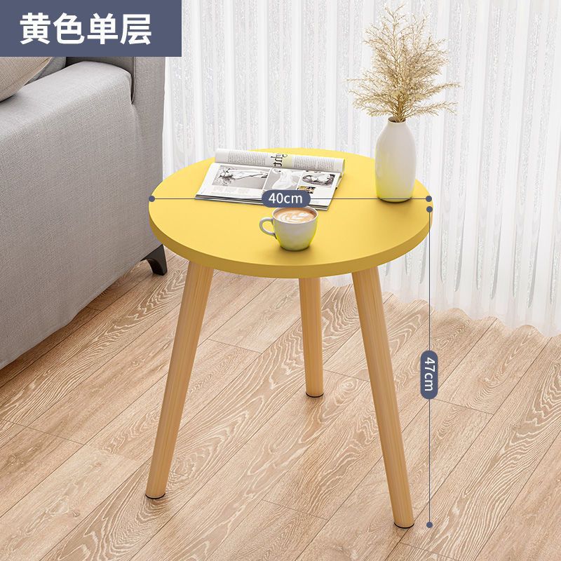 Mesa de té pequeño balcón mesa pequeña sala de estar doméstica pequeño sofá leche tienda de té mesa redonda simple mesa de café