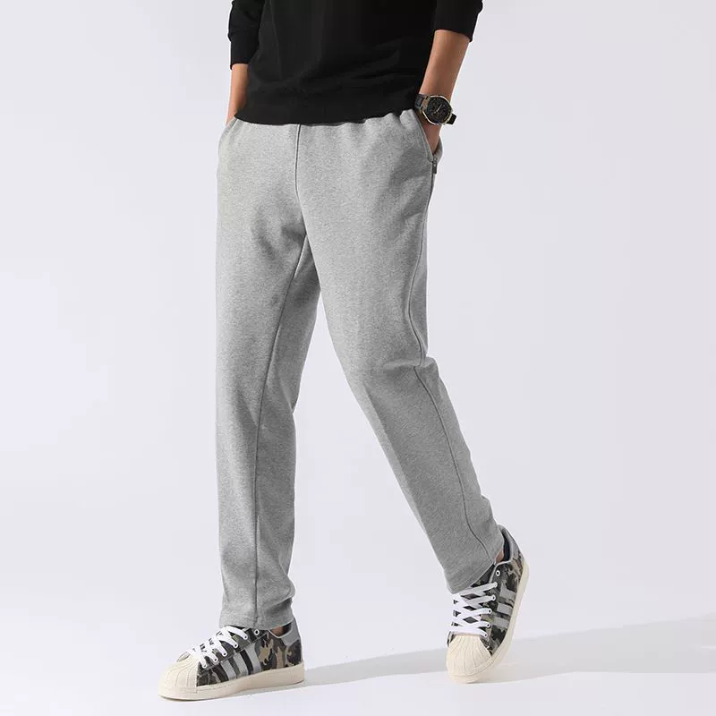 Demi-season thin knitted trousers, plus size