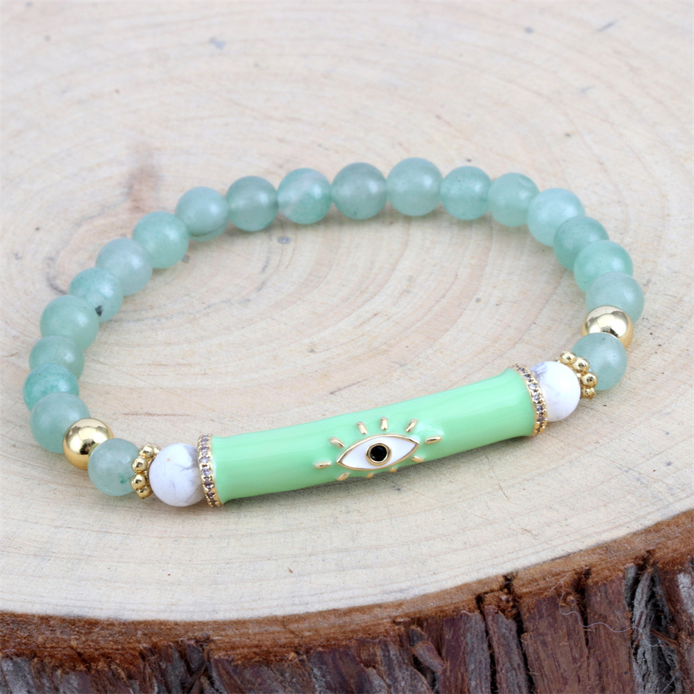 Fashion Eye Copper Enamel Bracelets 1 Piece