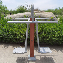 批发塑木户外室外小区社区公园健身器材新款健身路径健身车