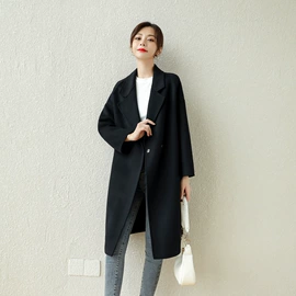 女式毛呢外套;毛呢