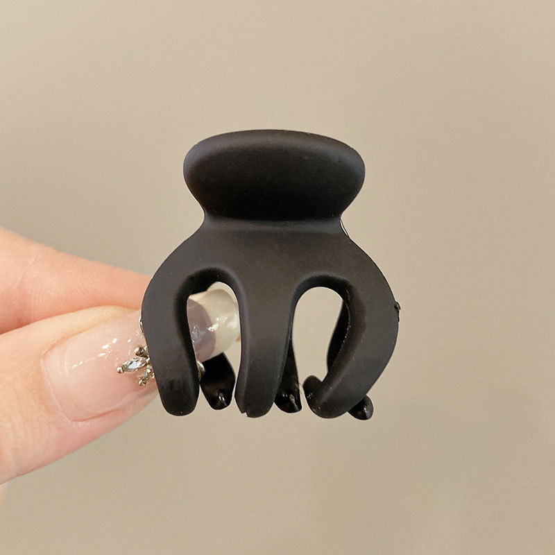 女性用レトロヒョウ柄バナナヘアピン、ハイエンドポニーテールツイスト縦型クリップ、後頭部の気質、ヘアボリュームクリップ、ヘッドギア|undefined