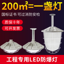 国标LED防爆灯工厂房车间照明灯灯罩仓库灯隔爆型灯专用加油站灯