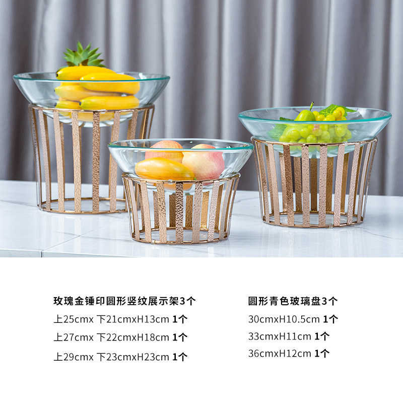 Luz de lujo de acero inoxidable refrigerio de postre decoración mesa de comida fría fruta pastel de mesa de exhibición mesa de café image 38