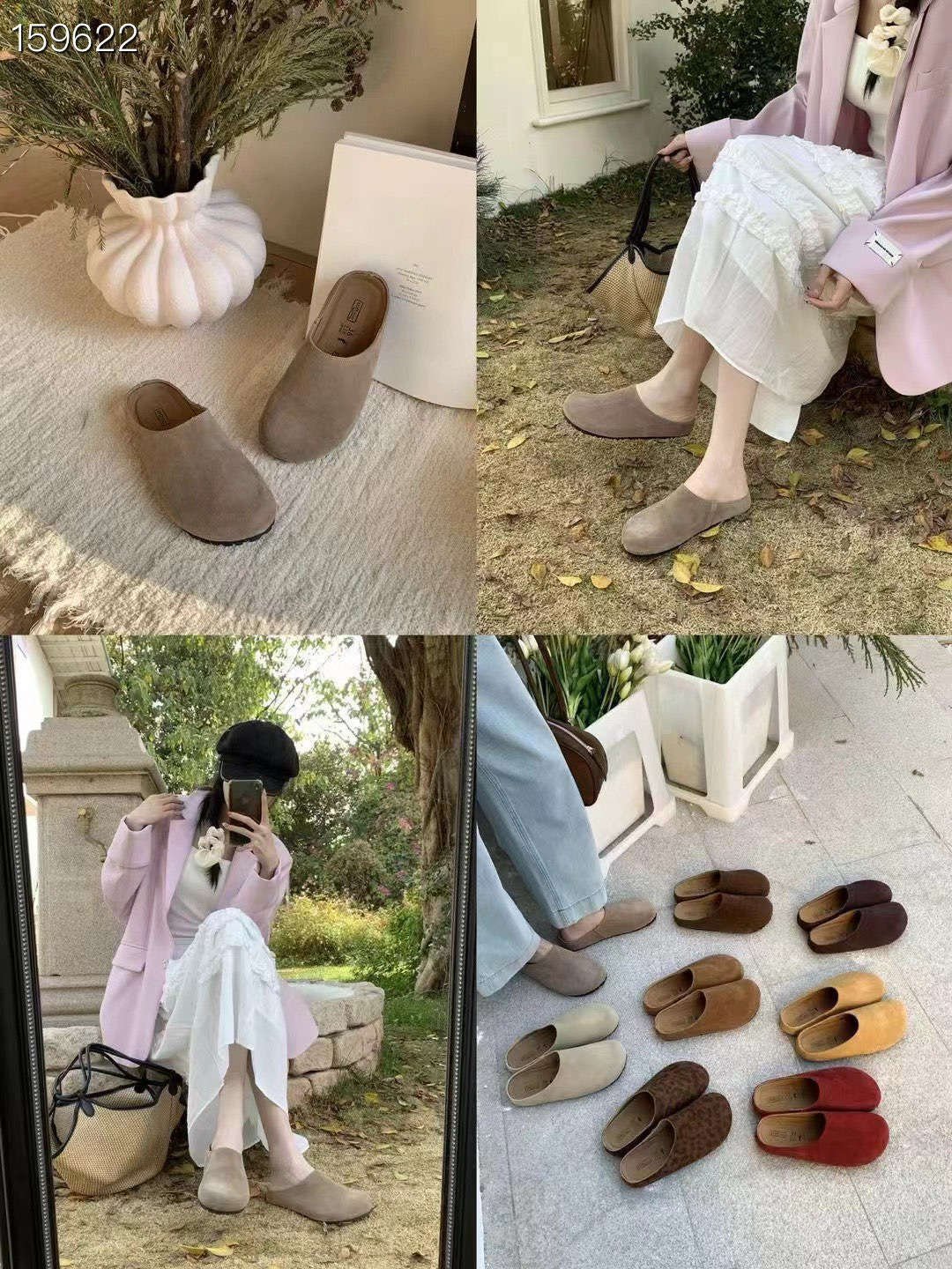 Dép quai hậu kín mũi Birkenstock thời trang 2025 cho bà bầu — yến mạch mơ, cà phê, con lạc đà, màu vàng chi tiết 6