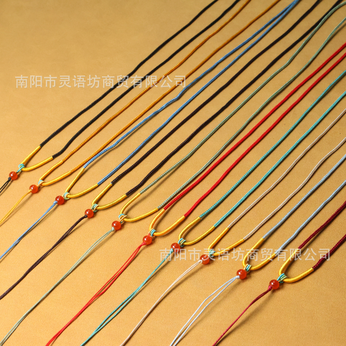 批发如意项链绳可调节吊坠挂绳翡翠文玩蜜蜡水晶古法金挂件挂脖绳