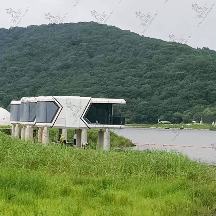 Gran Proyecto de área escénica de Turismo Cultural Net red espacio cápsula B & B contenedor móvil Sun House Hotel