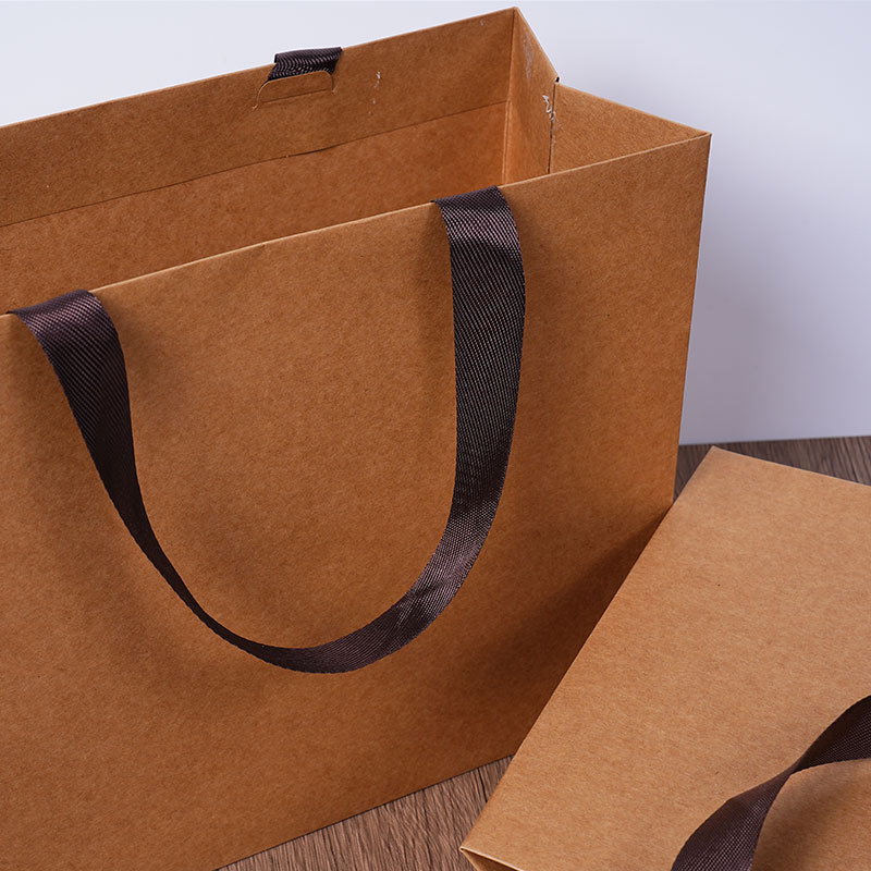 Bolsas de papel kraft sin cintura bolsas de mano logotipo ropa bolsas de regalo bolsas de papel bolsas de regalo bolsas de compras personalizadas