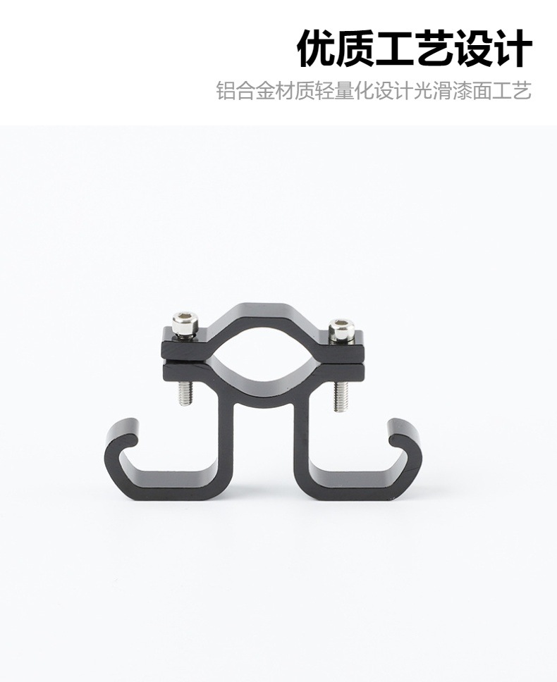 Electric Vehicle Hanging Take-Out Double Hook, Strong Load-Bearing Car Hook, Multi-Functional Handlebar Front Universal Car Hook