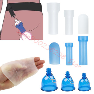 Long penis silicone case JJ protective sleeve extension bracket vacuum cup connecting sleeve foreign trade AliExpress adult supplies
