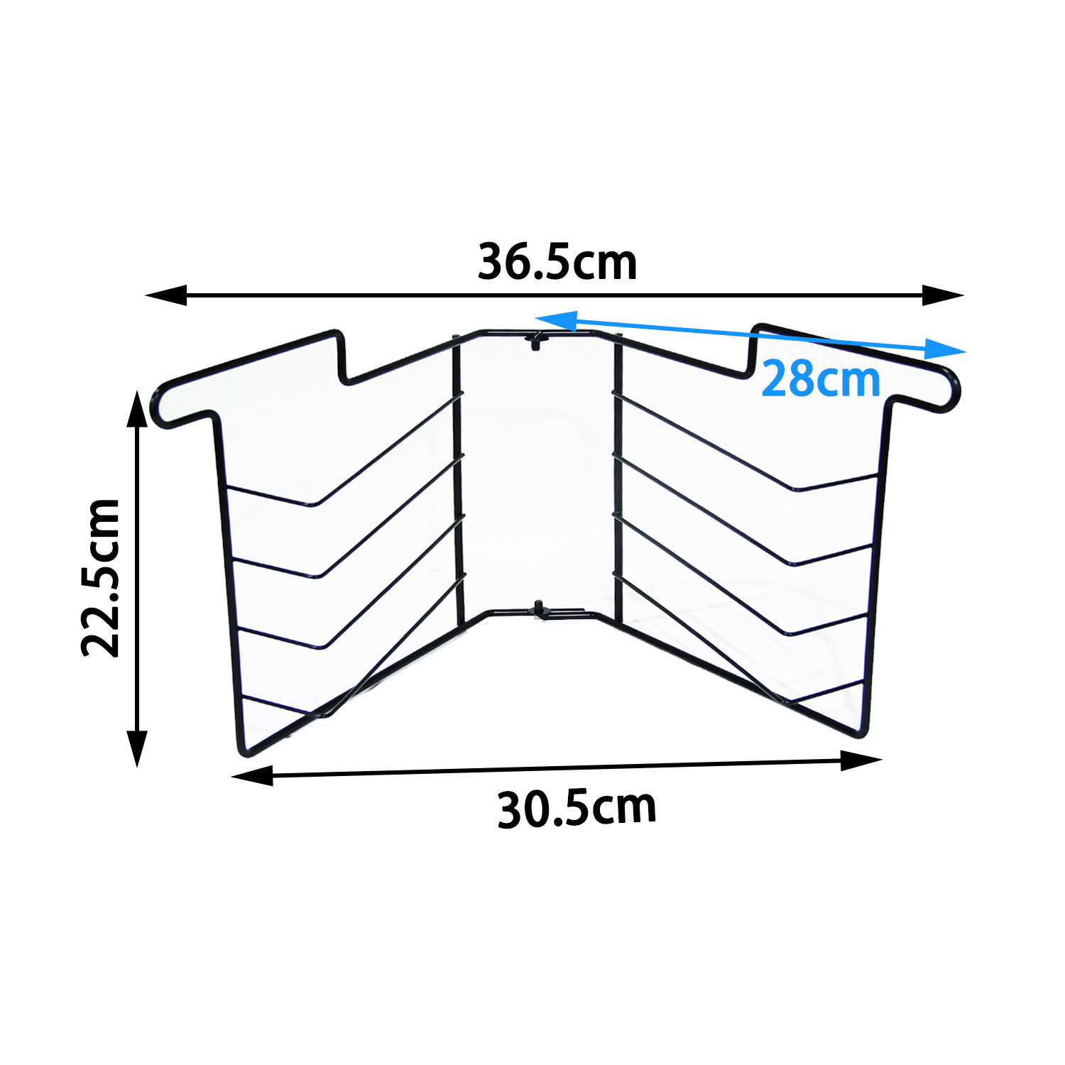 Estante de cocina plegable multifuncional transfronterizo de punto del fabricante Estante para platos de pizza Ingredientes Platos fríos Estante de guarnición de olla caliente