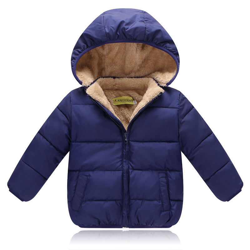 Ropa de Invierno para Niños 2025, Chaqueta con Capucha para Bebés, Forrada de Felpa, Gruesa, para Niños y Niñas, Chaqueta de Plumón para Niños Pequeños y Medianos