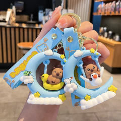 かわいいカピバラカピバラ人形キーペンダント子供のバックパックペンダント車のキーホルダー卸売