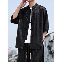 C 89429 Chinese Style Short Sleeve Shirt �Ї��L�߷����r��