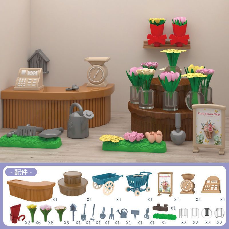 ままごとおもちゃシミュレーションミニおもちゃ小さな部屋子供用ドールハウスミニチュアアクセサリー女の子のための完全なセット|undefined