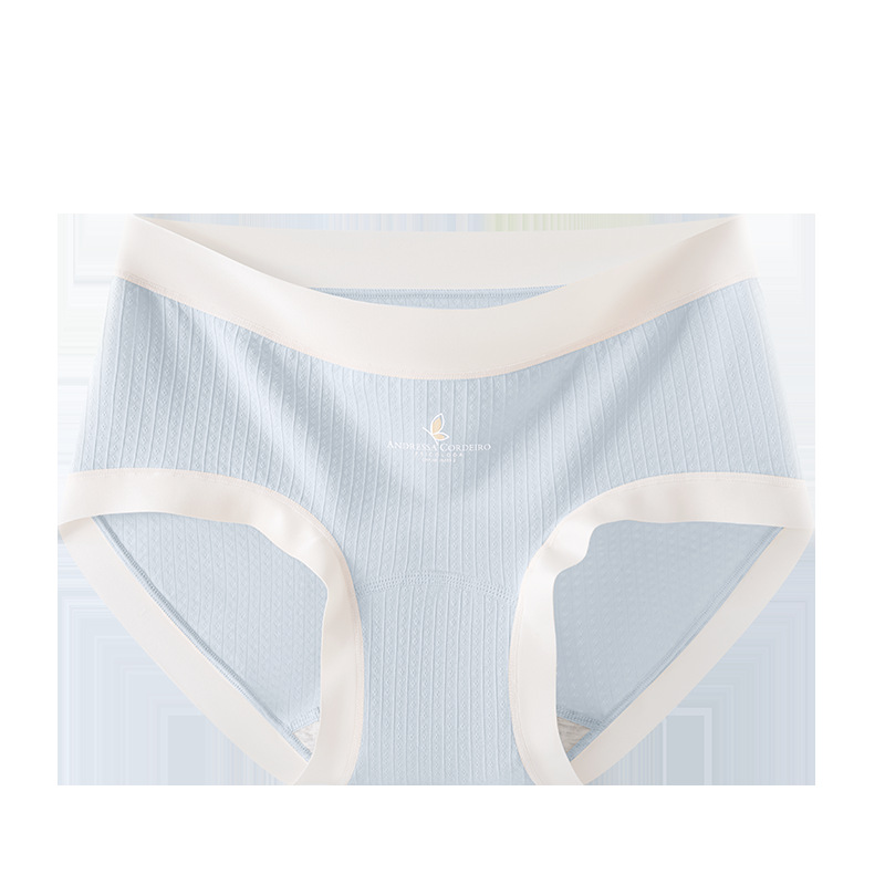 Calzoncillos de entrepierna alargada Calzoncillos de color de contraste de entrepierna antibacteriana de grado 10A Calzoncillos de cintura media transpirables para niñas
