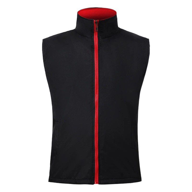 Индивидуальный жилет волонтера на флисовой подкладке Жилет рабочей одежды Red Yi с напечатанным логотипом рекламный утолщенный жилет