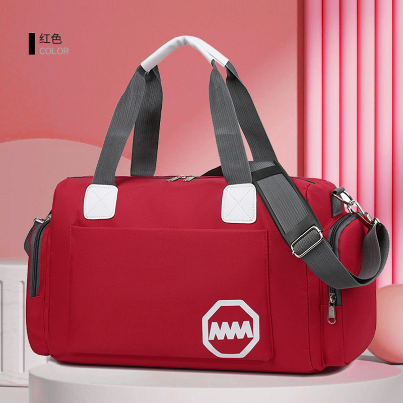 Bolsa de fitness Bolsa de viaje portátil de gran capacidad antisalpicaduras de agua Bolsa de almacenamiento de equipaje de corta distancia Bolsa de almacenamiento Bolsa de viaje ligera