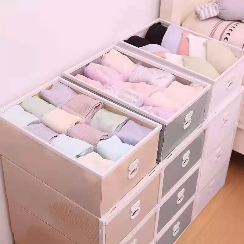 underwear, storage box, tights, socks, plastic bra, storage system