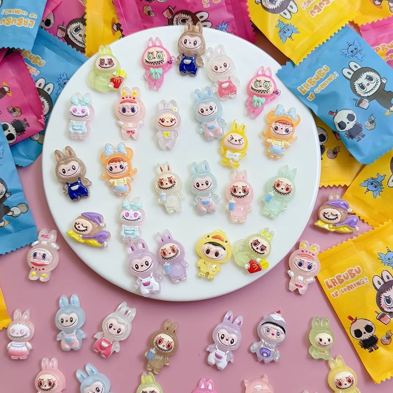Glow-In-The-Dark Cartoon Blind Bag Mini Primary School Student Reward Children's Blind Box Toy Surprise Unboxing Trendy Small Gift