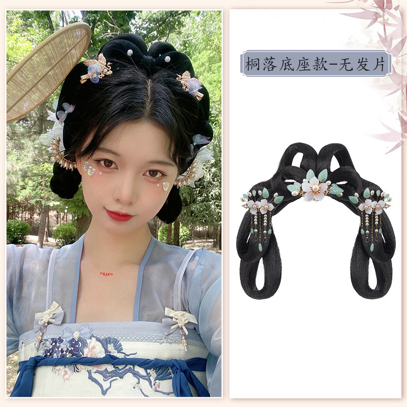 통뤄 베이스 모델 [헤어피스 없음] + 옥로란 세트