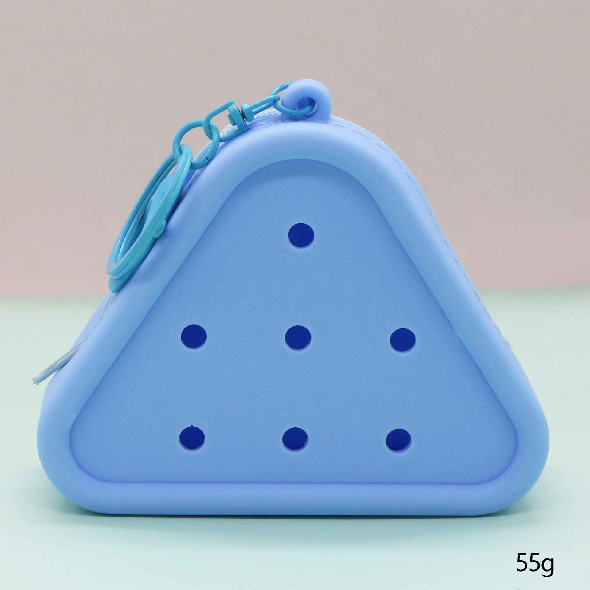 Inventario de dibujos animados de silicona agujero bolsa mini bolso diy bolsa de almacenamiento bolso auriculares llavero colgante regalo