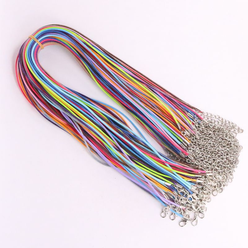 Dây chuyền đuôi 1.5mm nhiều màu 45+5 mắt xích